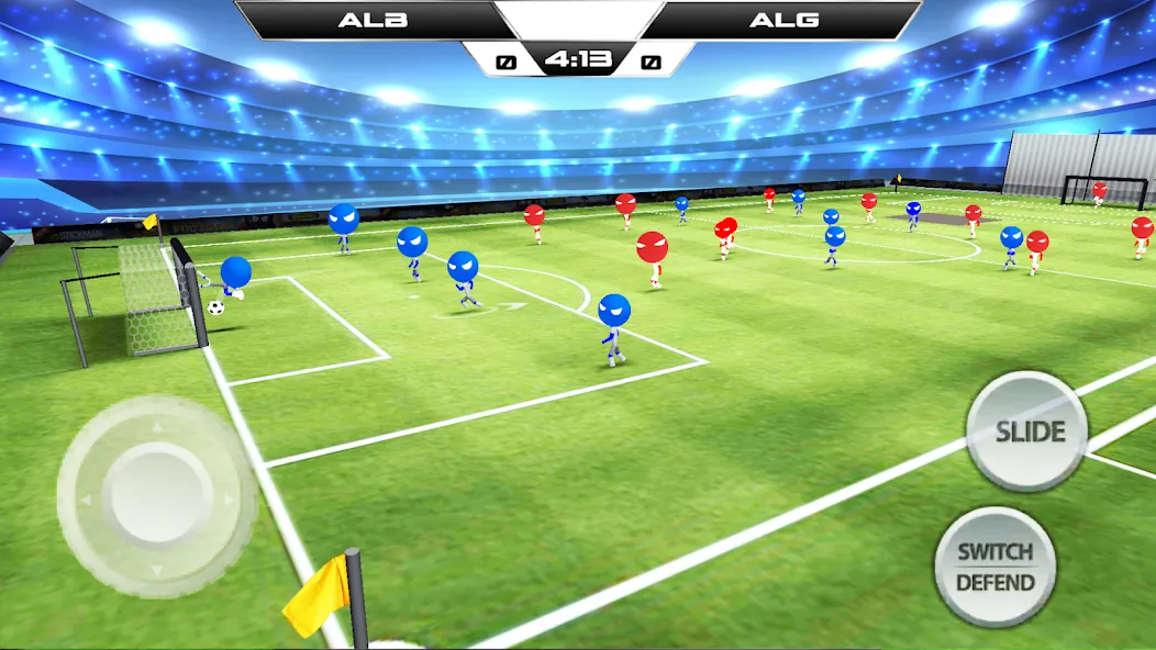 Stickman Soccer Football Game — Много денег — скриншот 2