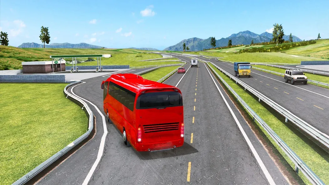 Скачать Highway Bus Simulator Bus Game на Android — Много денег — скриншот 4