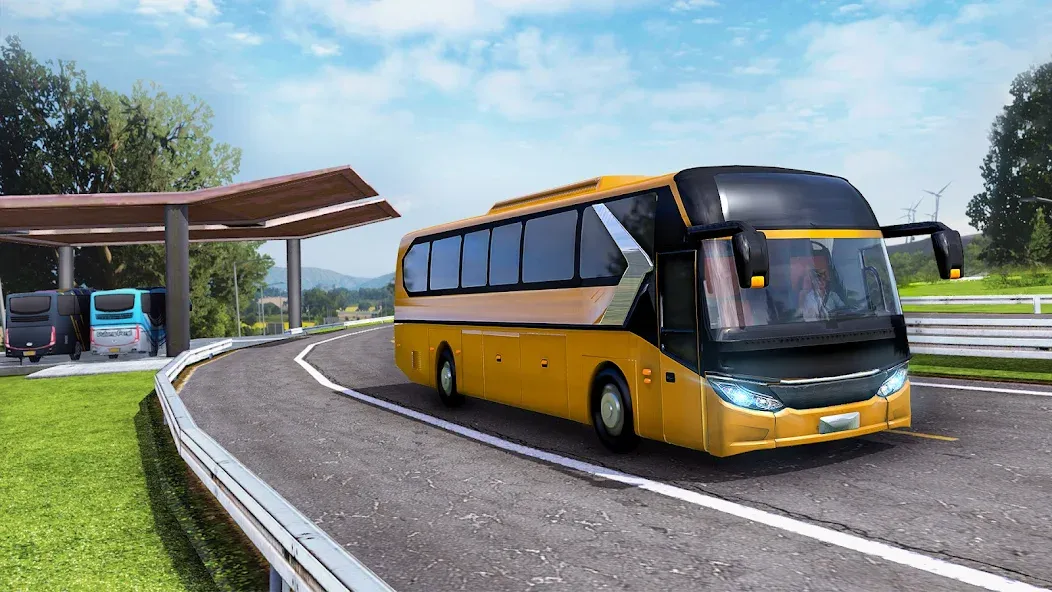 Скачать Highway Bus Simulator Bus Game на Android — Много денег — скриншот 5