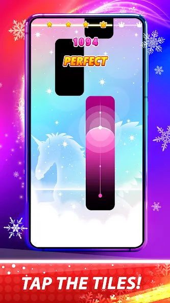 Скачать Magic Pink Tiles: Piano Game (Мод: Все песни открыты без рекламы) на Андроид — скриншот 1