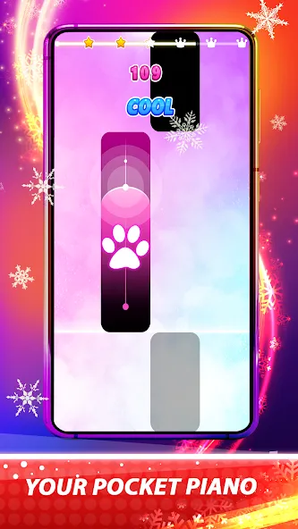 Скачать Magic Pink Tiles: Piano Game (Мод: Все песни открыты без рекламы) на Андроид — скриншот 2