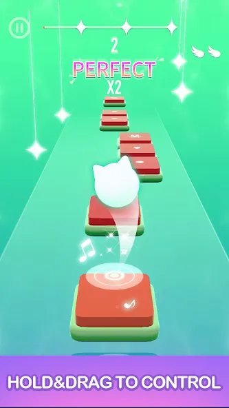 Dancing Cats - Cute Music Game MOD APK на Android — Все котики и треки разблокированы — скриншот 1