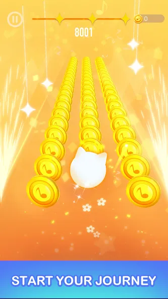Dancing Cats - Cute Music Game MOD APK на Android — Все котики и треки разблокированы — скриншот 5