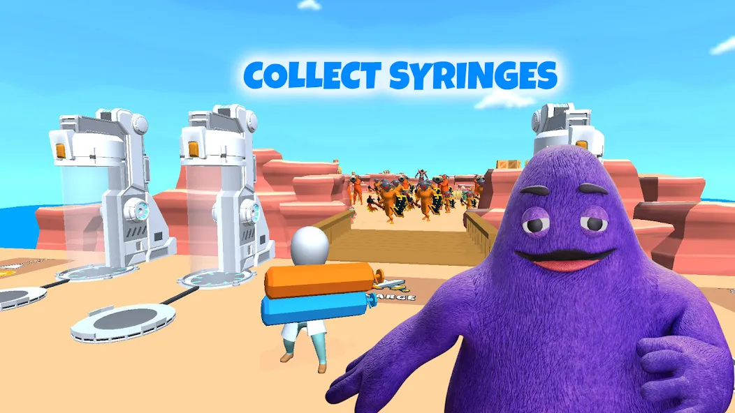 Скачать Grimace monster playground на телефон — Все персонажи разблокированы — скриншот 1