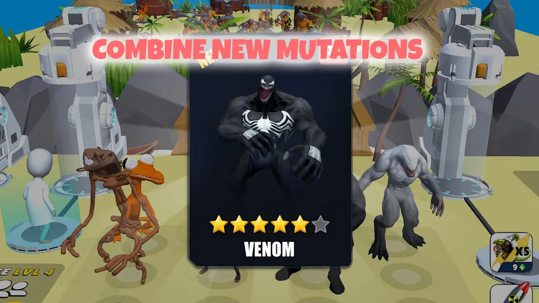 Скачать Grimace monster playground на телефон — Все персонажи разблокированы — скриншот 3