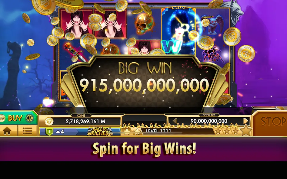 Скачать взломанную Black Diamond Casino Slots — Множитель выигрыша — скриншот 2 Скачать взломанную Black Diamond Casino Slots — Множитель выигрыша — скриншот 2