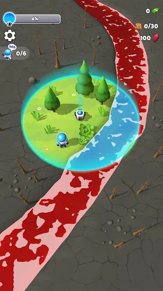 Life Bubble - My Little Planet Mod APK Много денег и кристаллов — Скачать на Андроид — скриншот 3