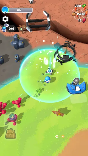 Life Bubble - My Little Planet Mod APK Много денег и кристаллов — Скачать на Андроид — скриншот 5