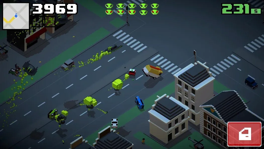 Smashy Road: Wanted 2 MOD — Много денег и всё разблокировано на Андроид — скриншот 4