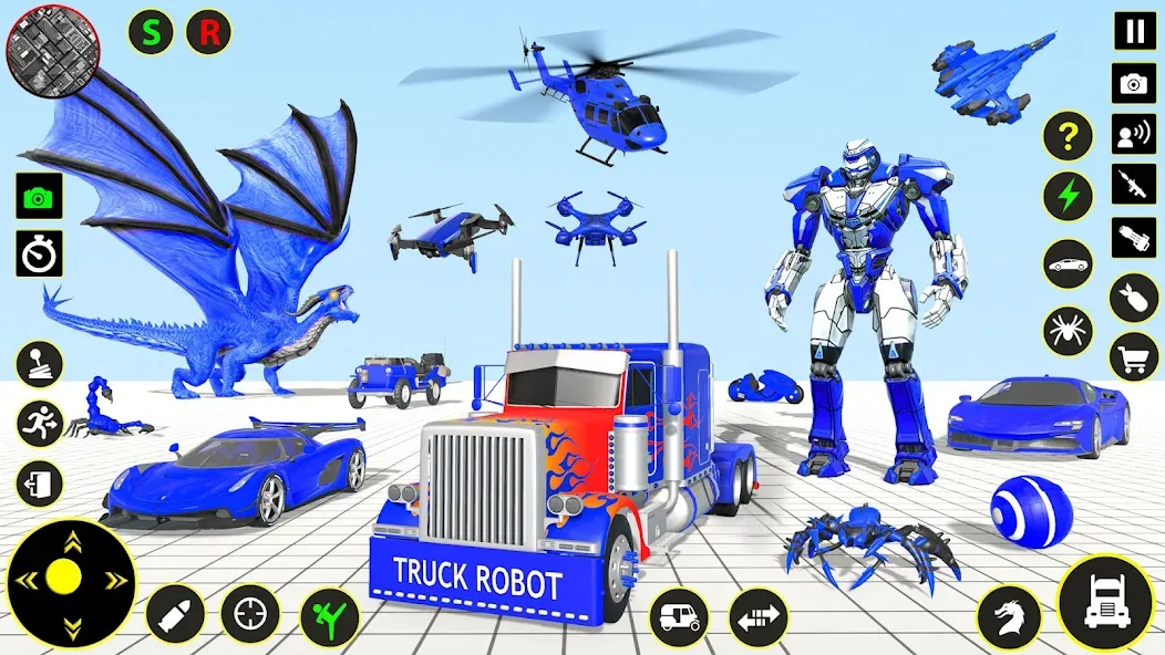 Скачать взлом Truck Game - Car Robot Games на Андроид — Много денег — скриншот 5