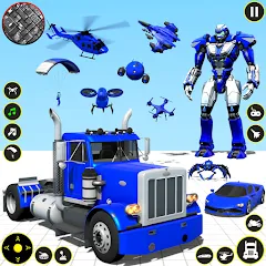 Скачать взлом Truck Game - Car Robot Games на Андроид — Много денег