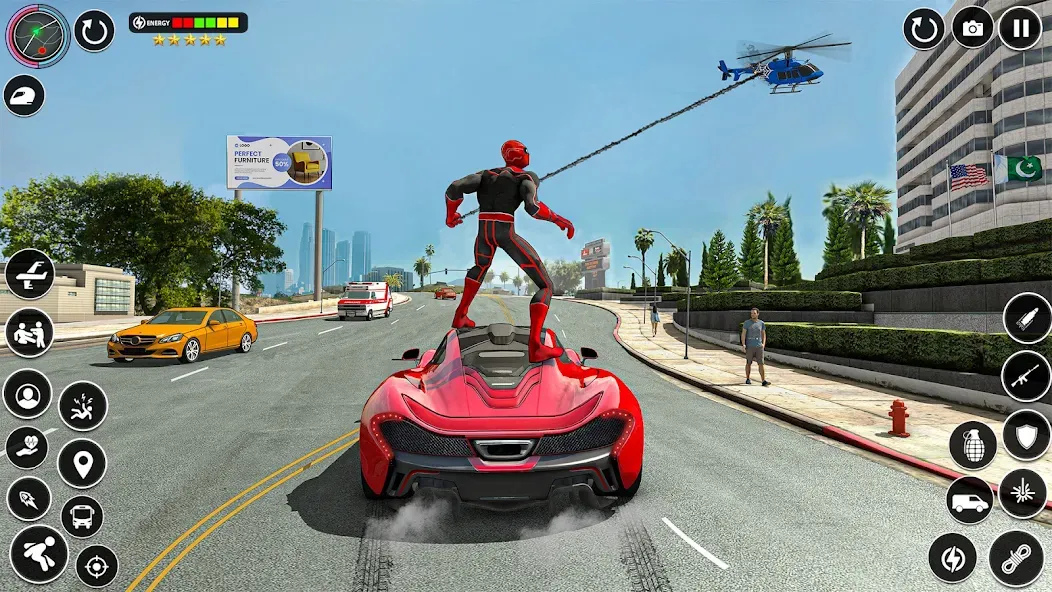Скачать Spider Rope Games - Crime Hero на Android — Много денег и бессмертие — скриншот 2 Скачать Spider Rope Games - Crime Hero на Android — Много денег и бессмертие — скриншот 2