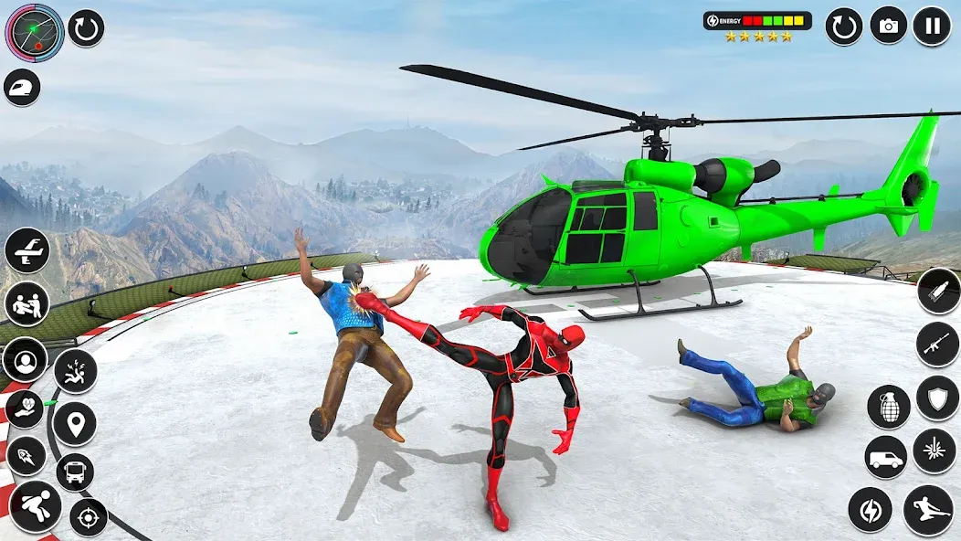 Скачать Spider Rope Games - Crime Hero на Android — Много денег и бессмертие — скриншот 5