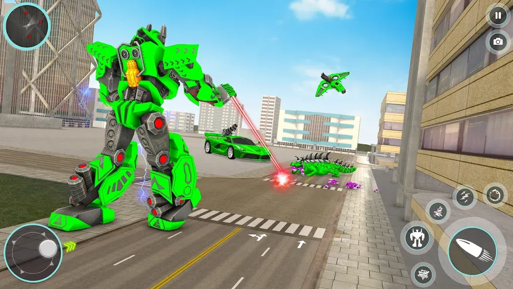 Скачать Crocodile Animal Robot Games на телефон — Много денег и все роботы открыты — скриншот 3