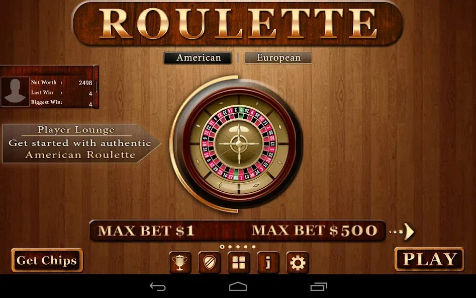 Скачать Roulette - Casino Style! (Мод: Много денег) на Андроид — скриншот 4