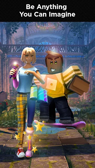 Roblox на Андроид — Много робаксов и бессмертие — скриншот 4