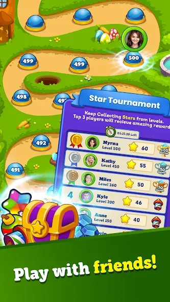 Скачать Easter Magic - Match 3 Game — Бесконечные жизни — скриншот 4