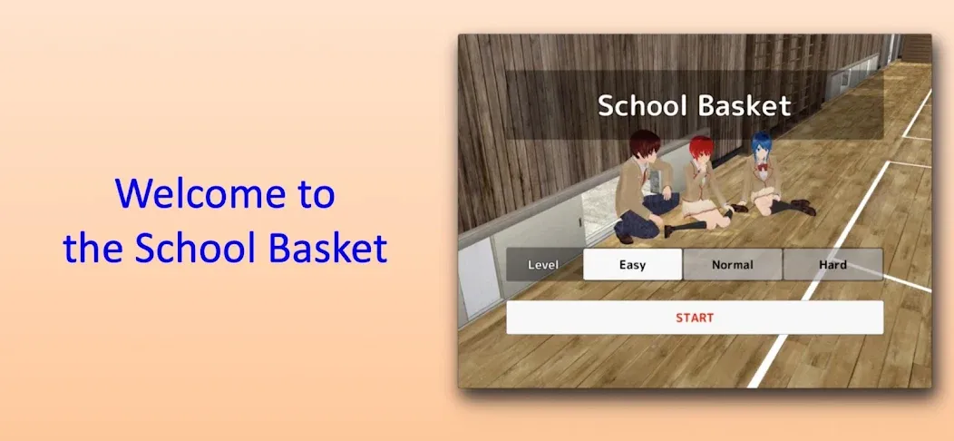 School Basket — Мод: Много денег — скриншот 1