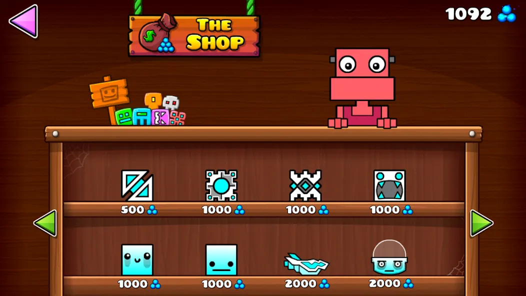 Скачать Geometry Dash World (Мод: Все уровни открыты) на Андроид — скриншот 3