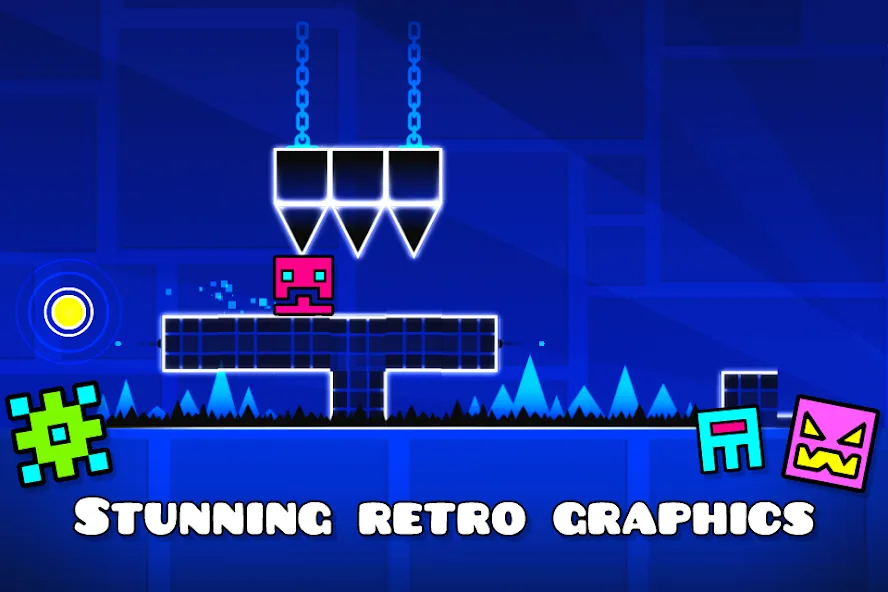 Скачать взлом Geometry Dash Lite на Андроид — Все открыто — скриншот 3 Скачать взлом Geometry Dash Lite на Андроид — Все открыто — скриншот 3