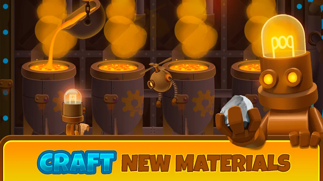 Deep Town: Idle Mining Tycoon MOD APK — Много денег и ресурсов — скриншот 3