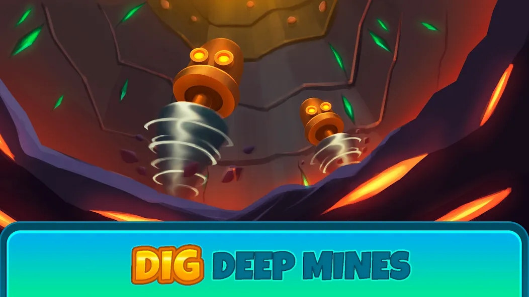 Deep Town: Idle Mining Tycoon MOD APK — Много денег и ресурсов — скриншот 4