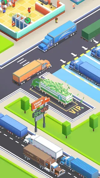 Скачать Travel Center Tycoon MOD APK — Много денег и без рекламы — скриншот 5