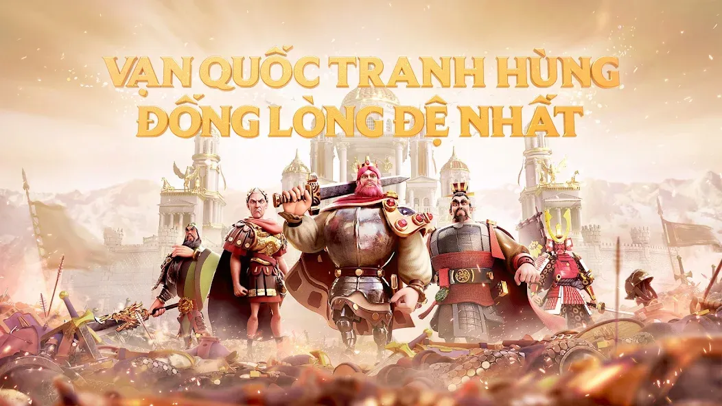 Скачать Rise of Kingdoms - Gamota (Мод: Много денег и ресурсов) на Андроид — скриншот 1