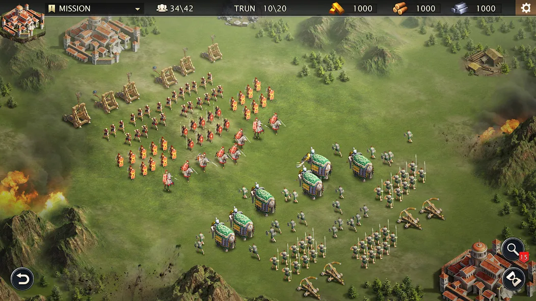 Скачать Grand War: Rome Strategy Games — Последняя версия (Много денег и ресурсов) — скриншот 4