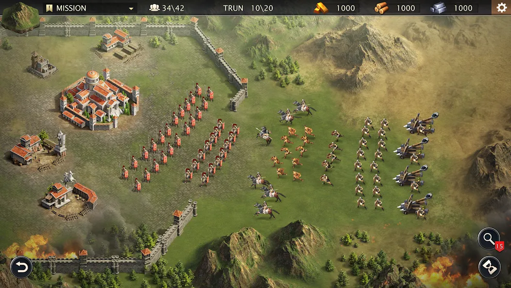 Скачать Grand War: Rome Strategy Games — Последняя версия (Много денег и ресурсов) — скриншот 5