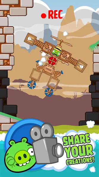 Bad Piggies — Все открыто — скриншот 5