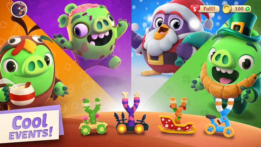 Скачать Angry Birds Journey с модом — Много денег и энергии — скриншот 3 Скачать Angry Birds Journey с модом — Много денег и энергии — скриншот 3
