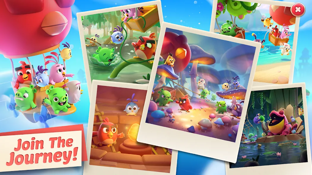 Скачать Angry Birds Journey с модом — Много денег и энергии — скриншот 5