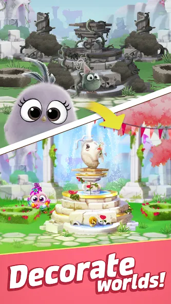 Скачать Angry Birds Match 3 на Android — Много денег и жизней — скриншот 4