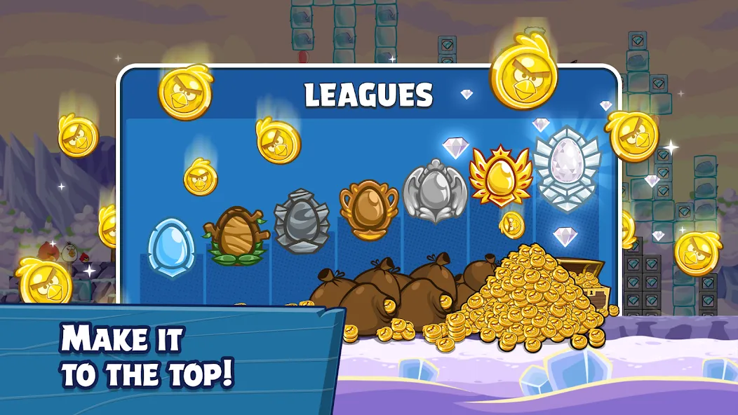 Скачать Angry Birds Friends с модом — Много денег — скриншот 5
