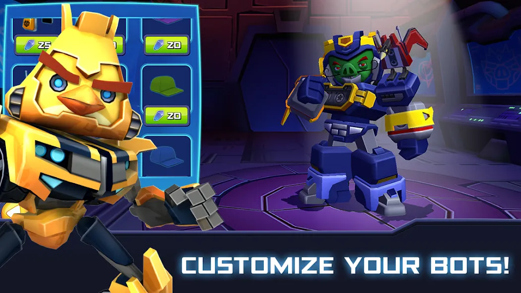 Скачать Angry Birds Transformers — Последняя версия (Много денег и кристаллов) — скриншот 2 Скачать Angry Birds Transformers — Последняя версия (Много денег и кристаллов) — скриншот 2