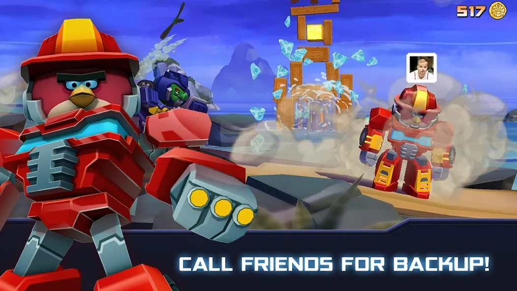 Скачать Angry Birds Transformers — Последняя версия (Много денег и кристаллов) — скриншот 3 Скачать Angry Birds Transformers — Последняя версия (Много денег и кристаллов) — скриншот 3