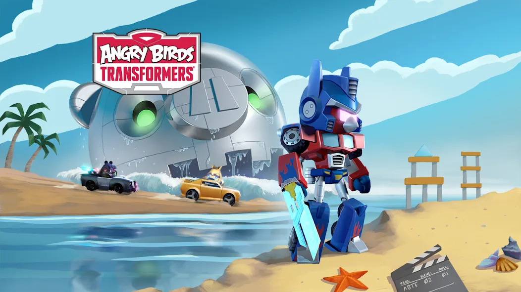 Скачать Angry Birds Transformers — Последняя версия (Много денег и кристаллов) — скриншот 5