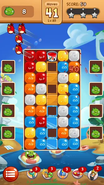Angry Birds Blast — Много жизней и ходов — скриншот 1