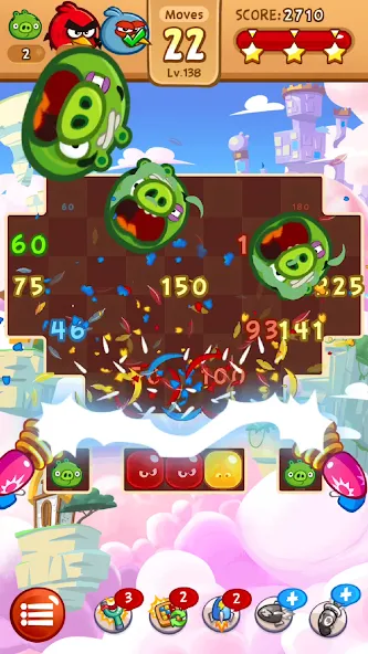 Angry Birds Blast — Много жизней и ходов — скриншот 4