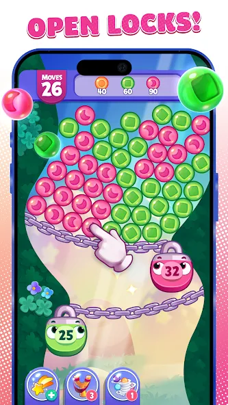Скачать Angry Birds Dream Blast с модом — Много монет и ходов — скриншот 1