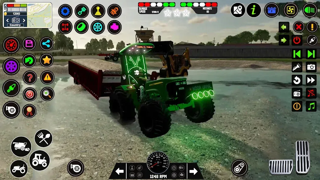 Скачать взломанную Indian Tractor Farming Games — Много денег — скриншот 3