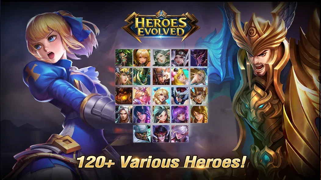 Скачать Heroes Evolved на Android — Много денег — скриншот 4