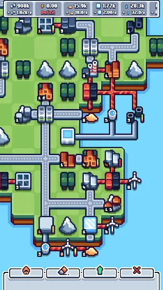 Скачать взлом Production Chain Tycoon на Андроид — Много денег — скриншот 3
