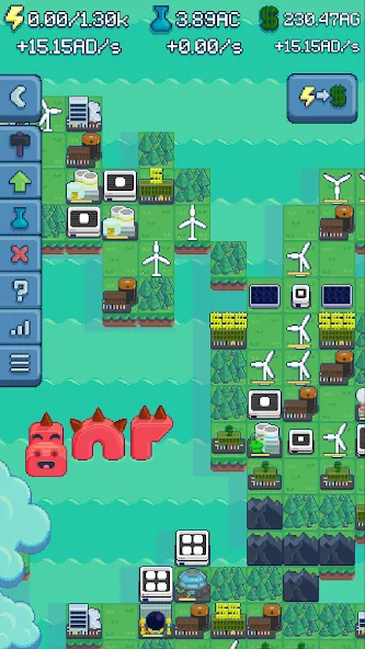 Reactor - Energy Sector Tycoon (Мод Много денег) — скриншот 2