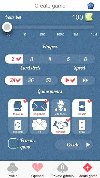 Durak Online MOD — Все карты открыты на Андроид — скриншот 2
