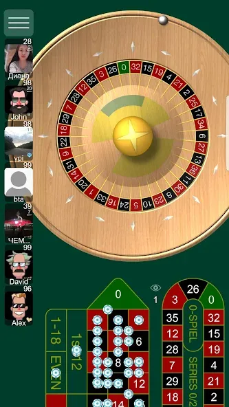 Roulette Online — Мод: Много денег — скриншот 1
