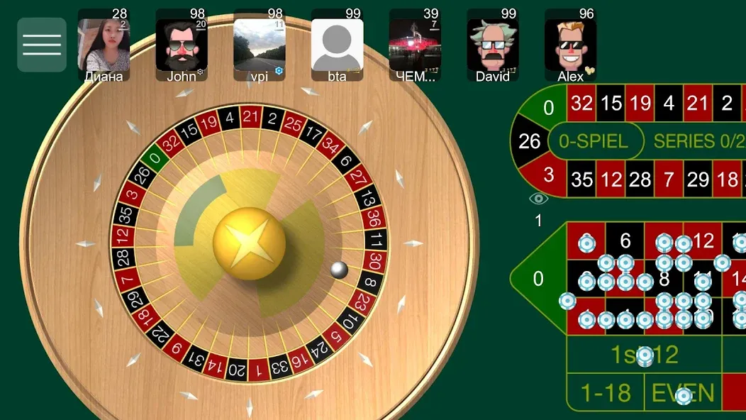 Roulette Online — Мод: Много денег — скриншот 3