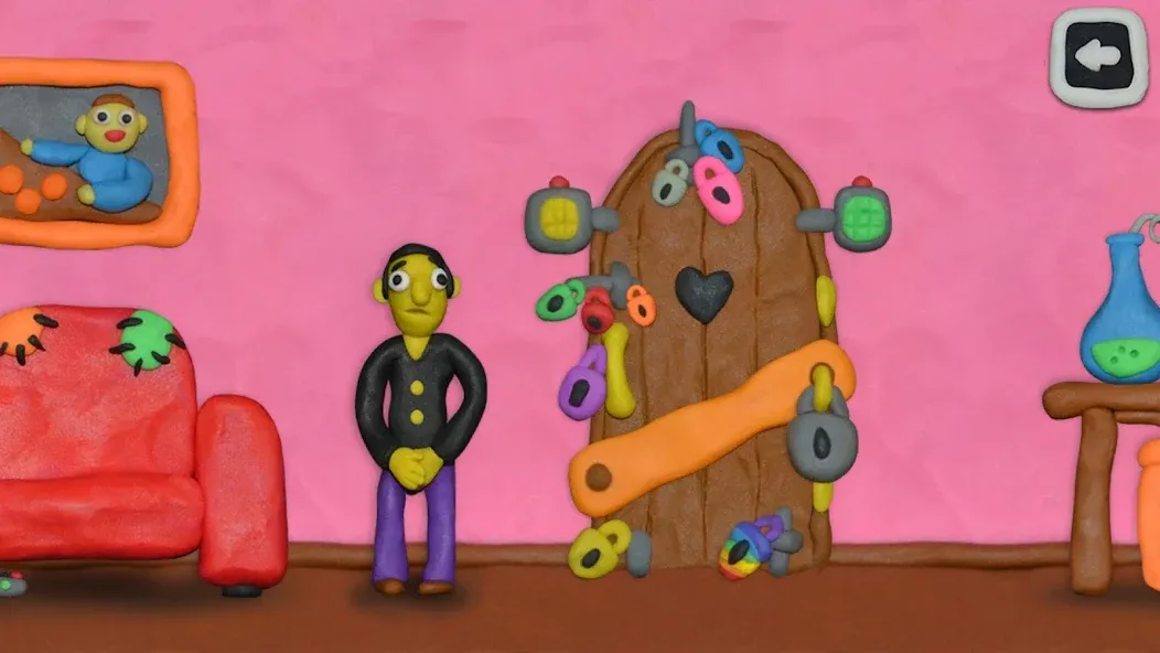 12 LOCKS: Plasticine room MOD APK — Все разблокировано — скриншот 2
