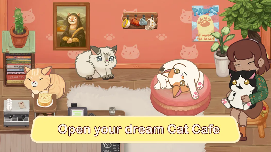 Furistas Cat Cafe Mod APK Много денег — Скачать на Андроид — скриншот 1